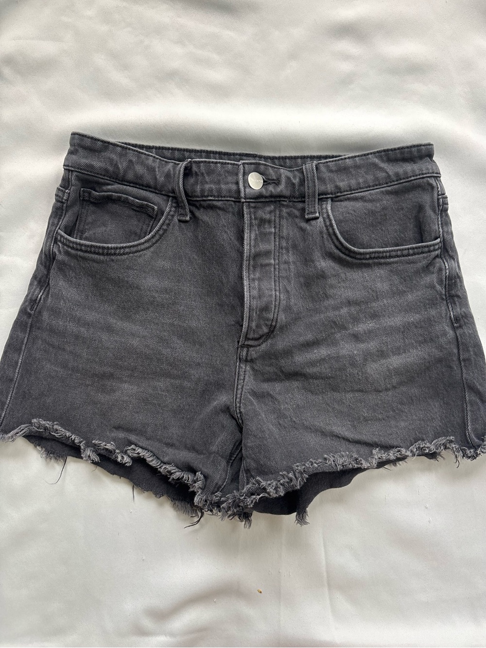 Joe’s Jeans Black Frayed Cutoff Denim Shorts | Size 27 | Excellent Condition
